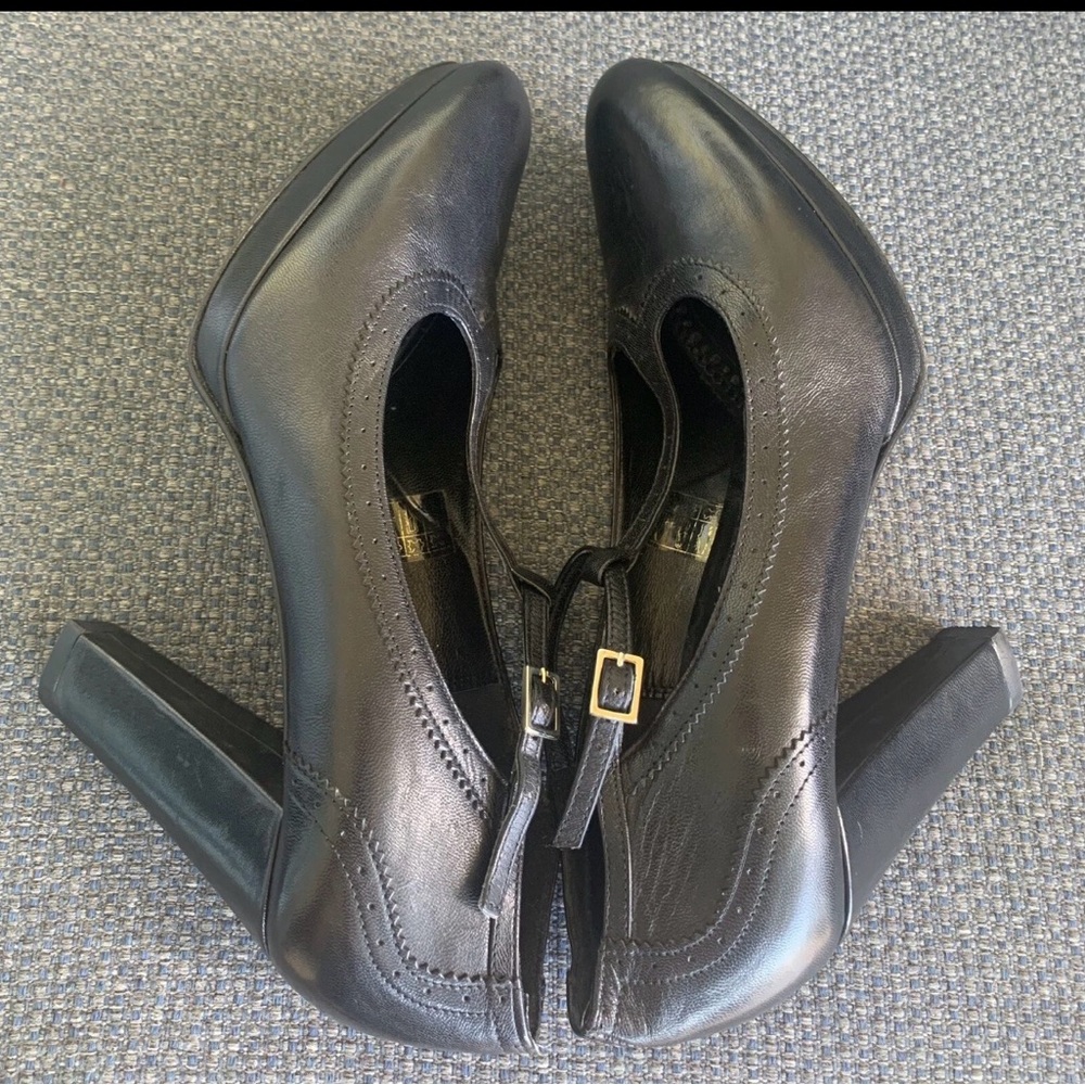 Brooks Brothers Black Leather Heels - Picture 9 of 10